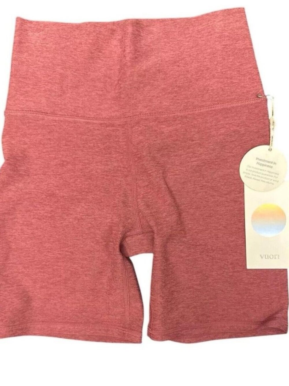 Vuori Women’s Clean Elevation Shorty Desert Rose Heather Pink